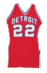 Circa 1978 Gus Gerard Detroit Pistons Game-Used Road Jersey