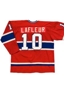 Circa 1978 Guy Lafleur Montreal Canadiens Game-Used & Signed Jersey