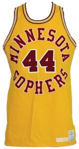 Circa 1979-1980 Kevin McHale Minnesota Golden Gophers Game-Used & Autographed Home Jersey