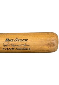 Circa 1979 John Milner/Ed Kranepool NY Mets Game-Used Bat