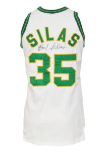 Circa 1979 Paul Silas Seattle SuperSonics Game-Used & Autographed Home Jersey