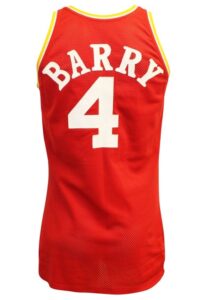 Circa 1979 Rick Barry Houston Rockets Game-Used Road Uniform