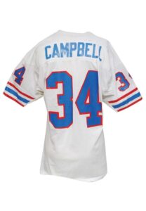 Circa 1980 Earl Campbell Houston Oilers Game-Used Road Jersey