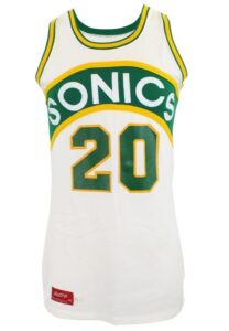 Circa 1980 James Bailey Seattle SuperSonics Game-Used Home Jersey 