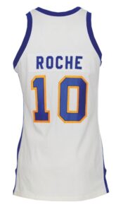 Circa 1980 John Roche Denver Nuggets Game-Used Home Jersey 