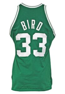 Circa 1980 Larry Bird Boston Celtics Rookie Era Team-Issued Jersey