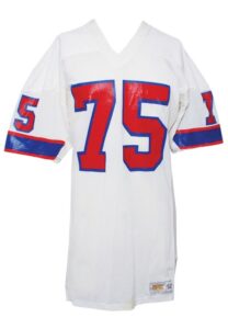 Circa 1980 New England Patriots Game-Used Road Jerseys – Dwight Wheeler & Bob Cryder