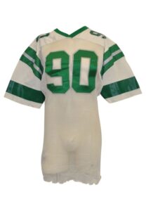 Circa 1980 Philadelphia Eagles Game-Used Fishnet Home & Road Jerseys