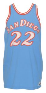 Circa 1980 Stan Pietkiewicz San Diego Clippers Game-Used Road Jersey