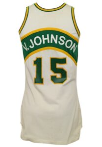 Circa 1980 Vinnie Johnson Seattle SuperSonics Rookie Era Game-Used Jersey