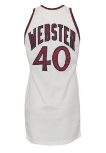 Circa 1981 Marvin “Human Eraser” Webster NY Knicks Game-Used Home Jersey