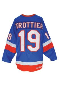 Circa 1982 Bryan Trottier New York Islanders Game-Used Road Jersey