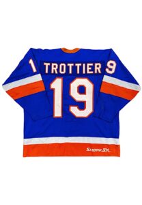 Circa 1982 Bryan Trottier NY Islanders Game-Used Road Jersey