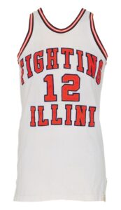 Circa 1982 Derek Harper University of Illinois Fighting Illini Game-Used Home Uniform