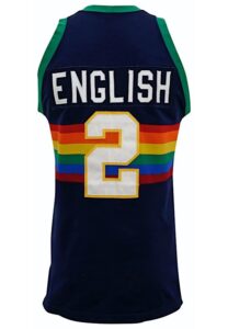 Circa 1983 Alex English Denver Nuggets Game-Used Jersey (Graded 10)