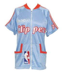 Circa 1983 Craig Hodges San Diego Clippers Worn Warm-Up Uniform