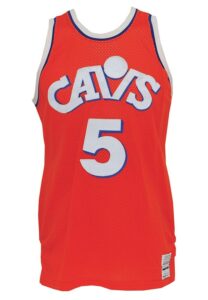 Circa 1983 John Bagley Rookie Era Cleveland Cavaliers Game-Used Road Jersey