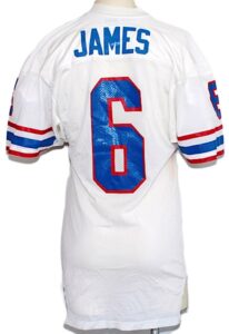 Circa 1983 John James Houston Oilers Game-Used Road Jersey