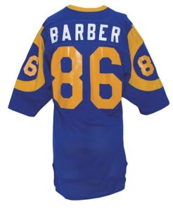 Circa 1983 Mike Barber Los Angeles Rams Game-Used Home Jersey