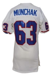 Circa 1983 Mike Munchak Houston Oilers Game-Used Road Jersey