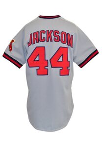 Circa 1983 Reggie Jackson California Angels Game-Used Road Jersey