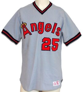 Circa 1983 Tommy John California Angels Game-Used & Autographed Road Jersey