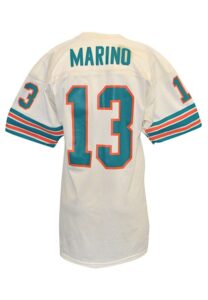 Circa 1984 Dan Marino Miami Dolphins Game-Used Home Jersey