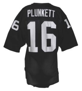 Circa 1984 Jim Plunkett Los Angeles Raiders Game-Issued Home Jersey