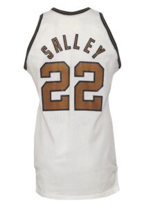 Circa 1984 John Salley Georgia Tech Yellow Jackets Game-Used Home Jersey