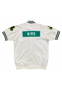 Circa 1984 Larry Bird Boston Celtics Player-Worn Warm-Up Jacket