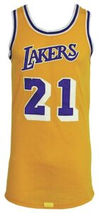 Circa 1984 Michael Cooper Los Angeles Lakers Game-Used Home Jersey