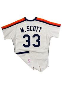 Circa 1984 Mike Scott Houston Astros Game-Used Jersey