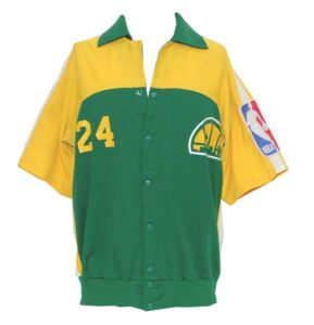 Circa 1984 Tom Chambers Seattle SuperSonics Worn Warm-Up Jacket