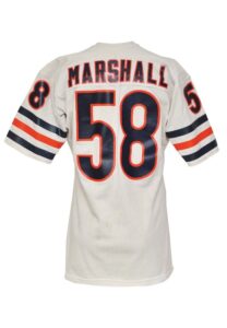 Circa 1984 Wilber Marshall Chicago Bears Game-Used Road Jersey