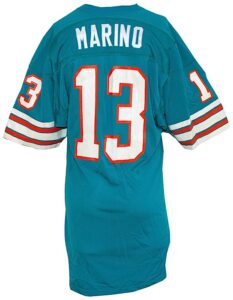 Circa 1985 Dan Marino Miami Dolphins Game-Used Home Jersey