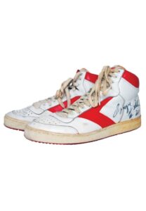 Circa 1985 Dominique Wilkins Atlanta Hawks Game-Used & Autographed Sneakers