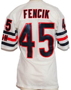 Circa 1985 Gary Fencik Chicago Bears Game-Used Road Jersey