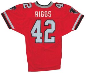 Circa 1985 Gerald Riggs Atlanta Falcons Game-Used Home Jersey