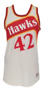 Circa 1985 Kevin Willis Rookie Era Atlanta Hawks Game-Used Home Jersey 