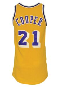 Circa 1985 Michael Cooper Los Angeles Lakers Game-Used Home Jersey