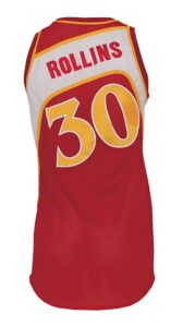 Circa 1985 Tree Rollins Atlanta Hawks Game-Used Road Jersey