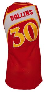 Circa 1985 Tree Rollins Atlanta Hawks Game-Used Road Jersey