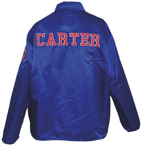 Circa 1986 Gary Carter NY Mets Worn & Autographed Warm-Up Jacket