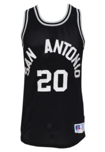 Circa 1986 Jon Sundvold San Antonio Spurs Game-Used Road Jersey