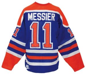 Circa 1986 Mark Messier Edmonton Oilers Game Used Jersey