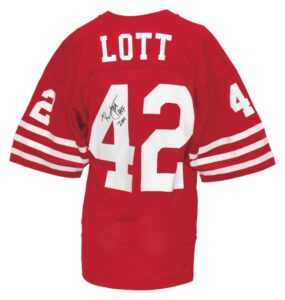 Circa 1986 Ronnie Lott San Francisco 49ers Game-Used & Autographed Home Jersey