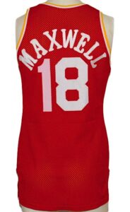 Circa 1987 Cedric “Cornbread” Maxwell Houston Rockets Game-Used Road Jersey