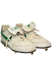 Circa 1987 Dennis Eckersley Oakland A’s Game-Used Cleats