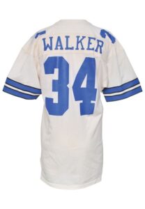 Circa 1987 Herschel Walker Dallas Cowboys Game-Used White Jersey