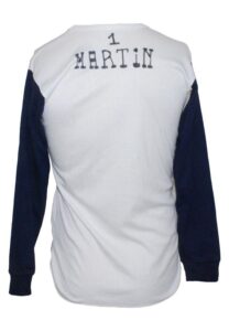 Circa 1987 New York Yankees Undershirt Attributed to Billy Martin